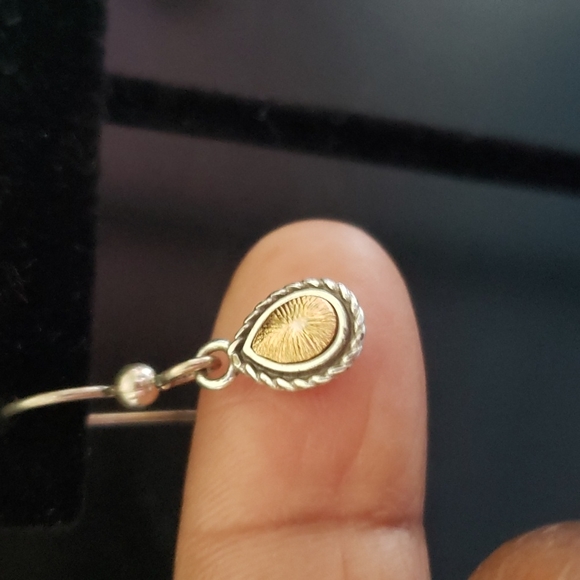 Dainty Sterling Silver Tear Drop Earrings - Picture 3 of 7